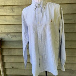 Ralph Lauren Striped Long Sleeve Button Down Shirt